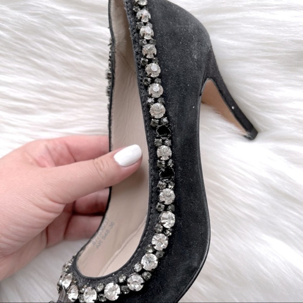 Boden Jeweled Embellished Pumps in Black - Picture 3 of 8